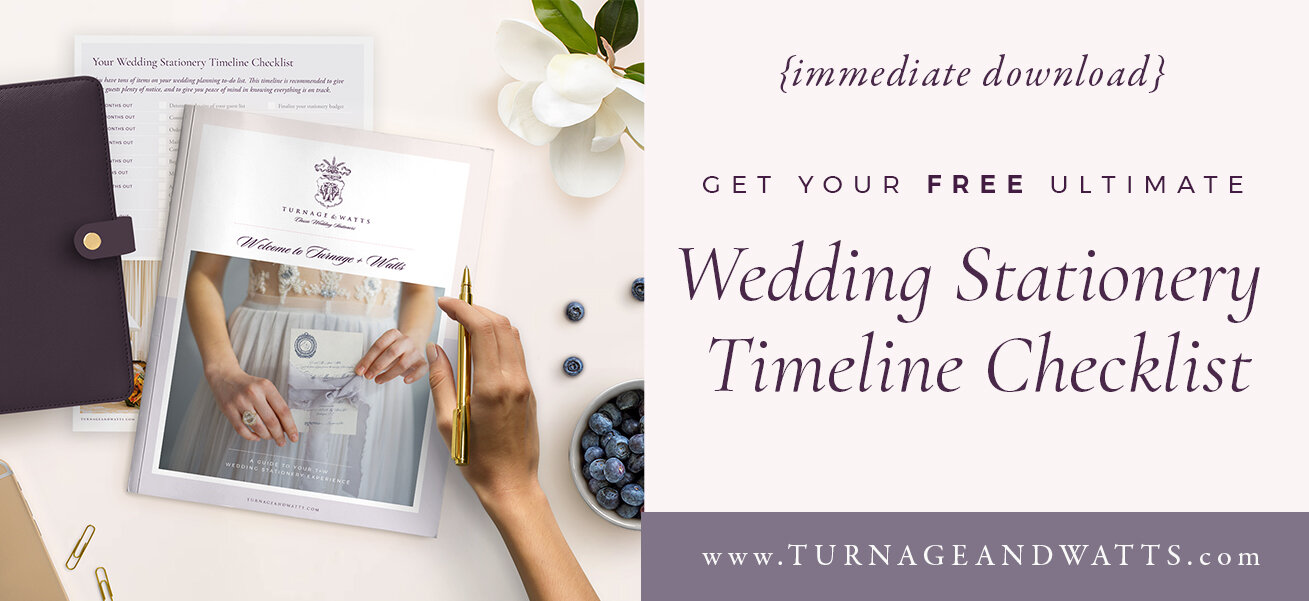 Get organized with the wedding invitation timeline checklist.