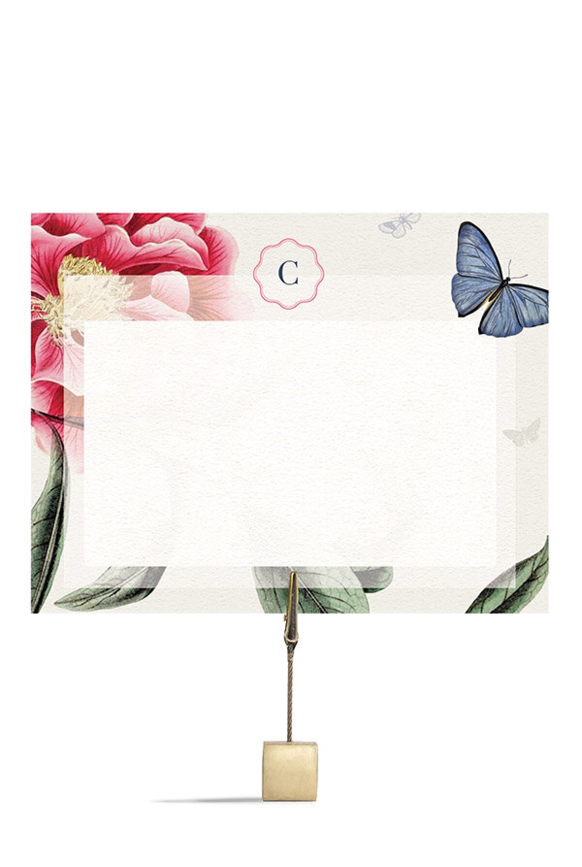 Butterfly and Flower Thank You Notes by Turnage and Watts