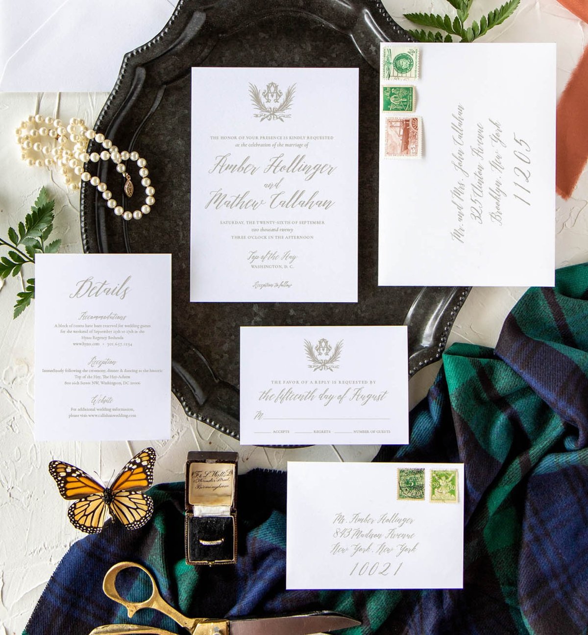 How to print addresses for your wedding invitations