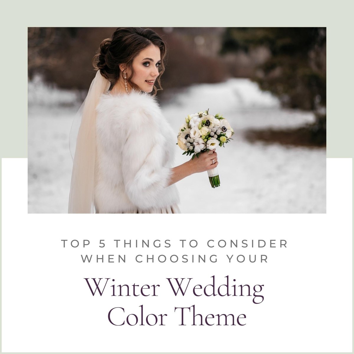 Winter Wedding Colors