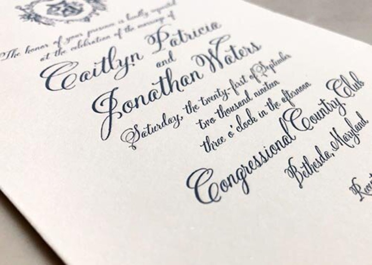 Explanations of printing methods for wedding invitations