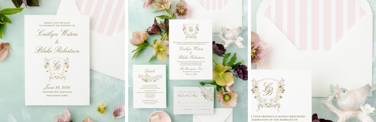 The Pink and White Watercolor Floral Suite from the Turnage and Watts Zazzle Summer Launch